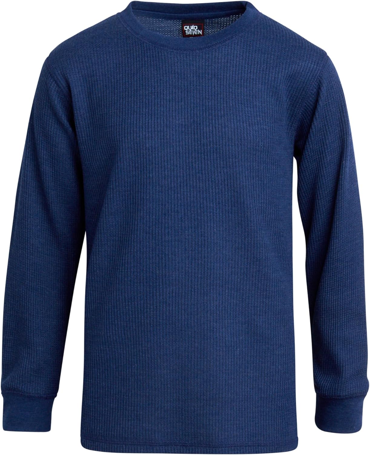 Quad Seven Boys Long Sleeve Shirts - 2 Pack Thermal Waffle Knit Crew Neck Youth Kids Boys Thermal Shirts (Sizes: 8-18) - Image 5