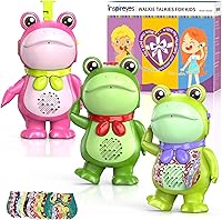 Vista 14 de Walkie Talkies para niños recargables, juguetes para niños y niñas de 3 a 12 años, paquete de 3 radios de dos vías de largo alcance, regalos