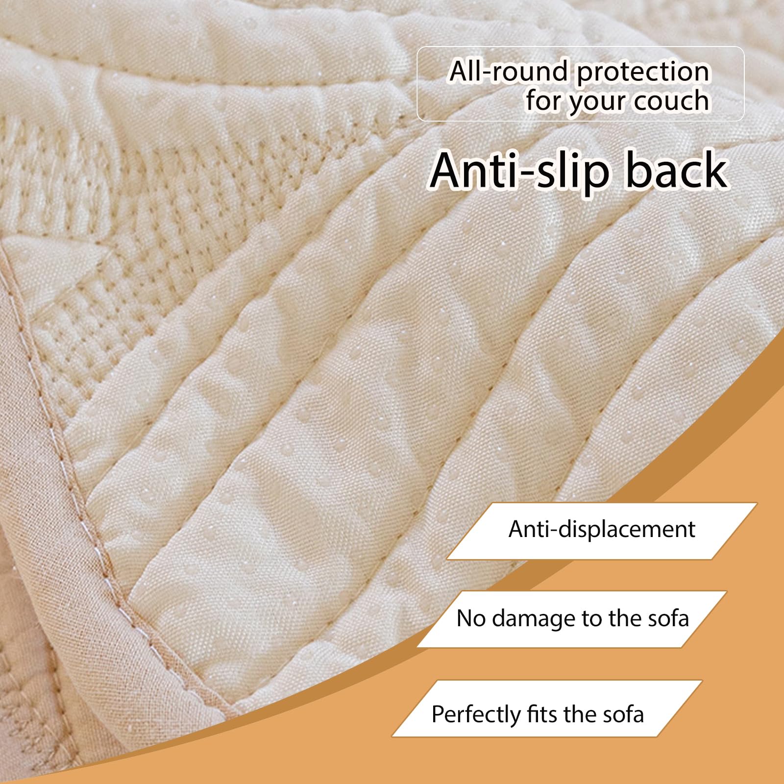 Générique Housse De Canapé Sectionnelle en Coton pour Chiens, Protection De Canapé Lavable Et Antidérapante Adaptée Aux Animaux De Compagnie, Housse De Meuble Douce pour Chats