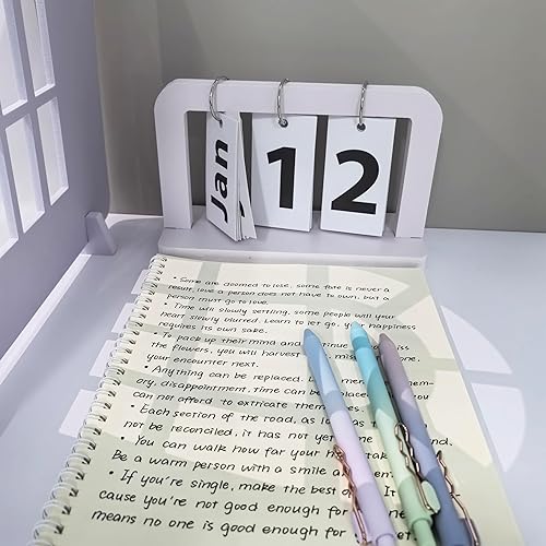 Miniatura 5 de Fengtaiyuan LanLvZi05P12, Bolígrafos de tinta de gel retráctiles, tinta negra, 0.5mm extra fina, 12 unidades, escritura suave, goma de borrar