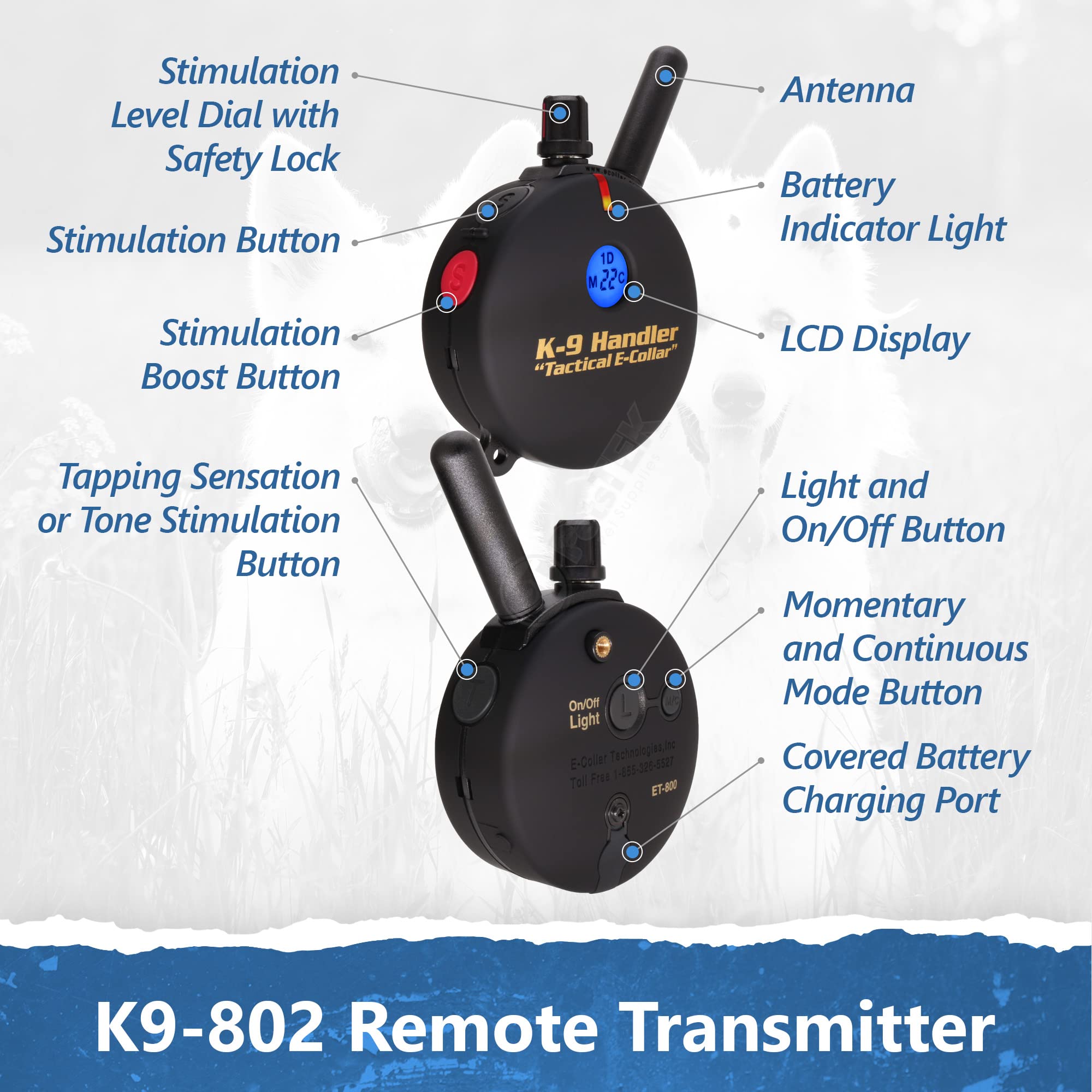 Educator K9802 Two Dogs K9 Handler Professional E