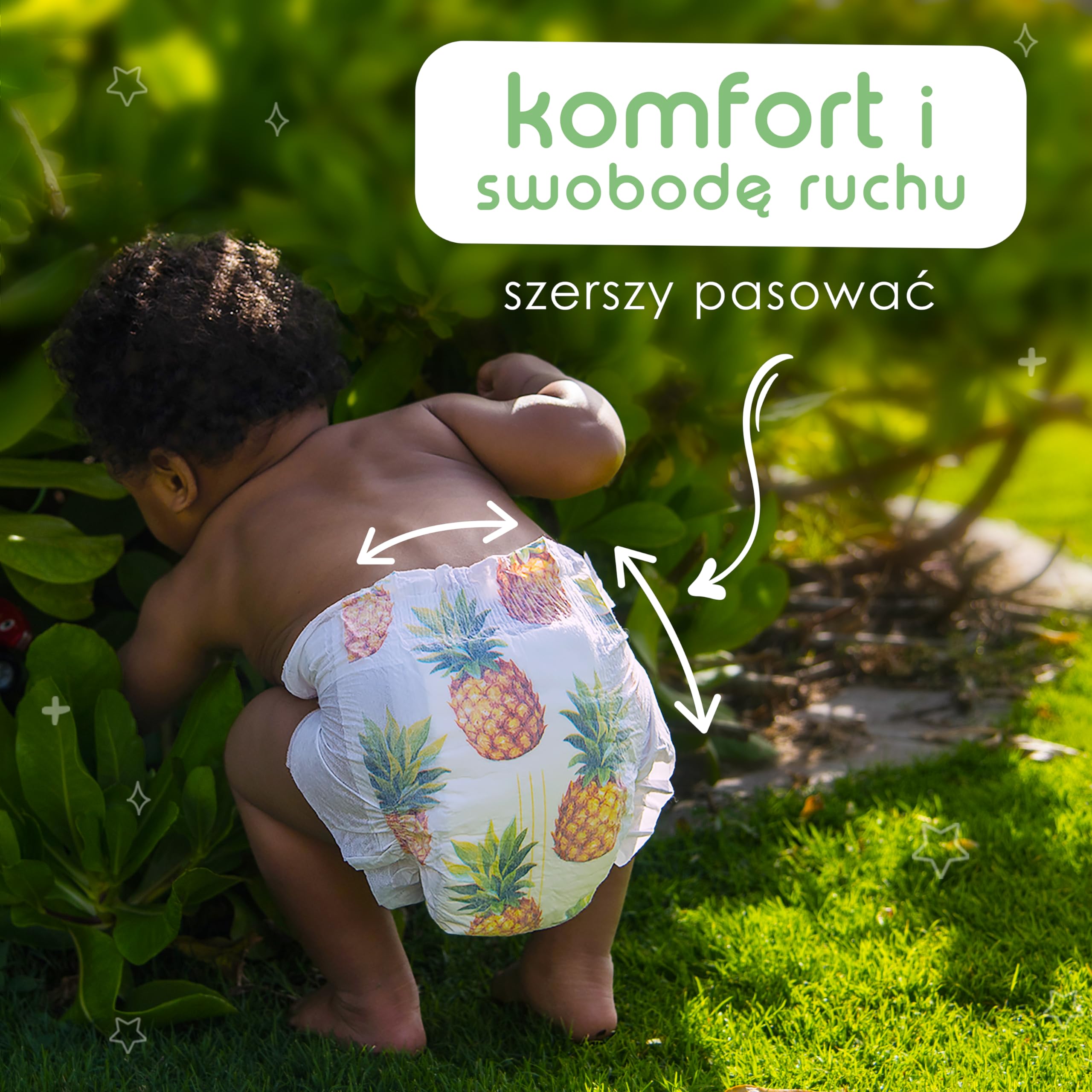 PureBorn Eco Organic Bambusowe pieluchy, Rozmiar 4 (7-12 kg), 96 sztuki, Hipoalergiczne, Ultra miękkie, Ekologiczne, Różne Nadruki, Wskaźnik Wilgotności