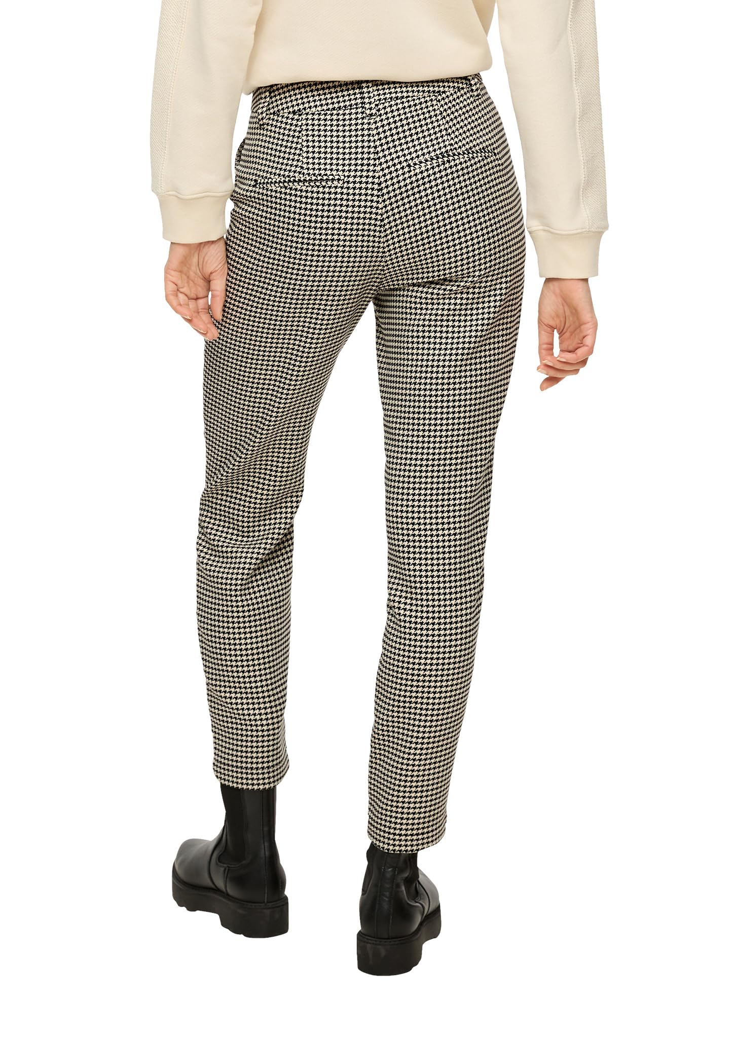 s.Oliver Damen Ankle Hose, kariert 2139134