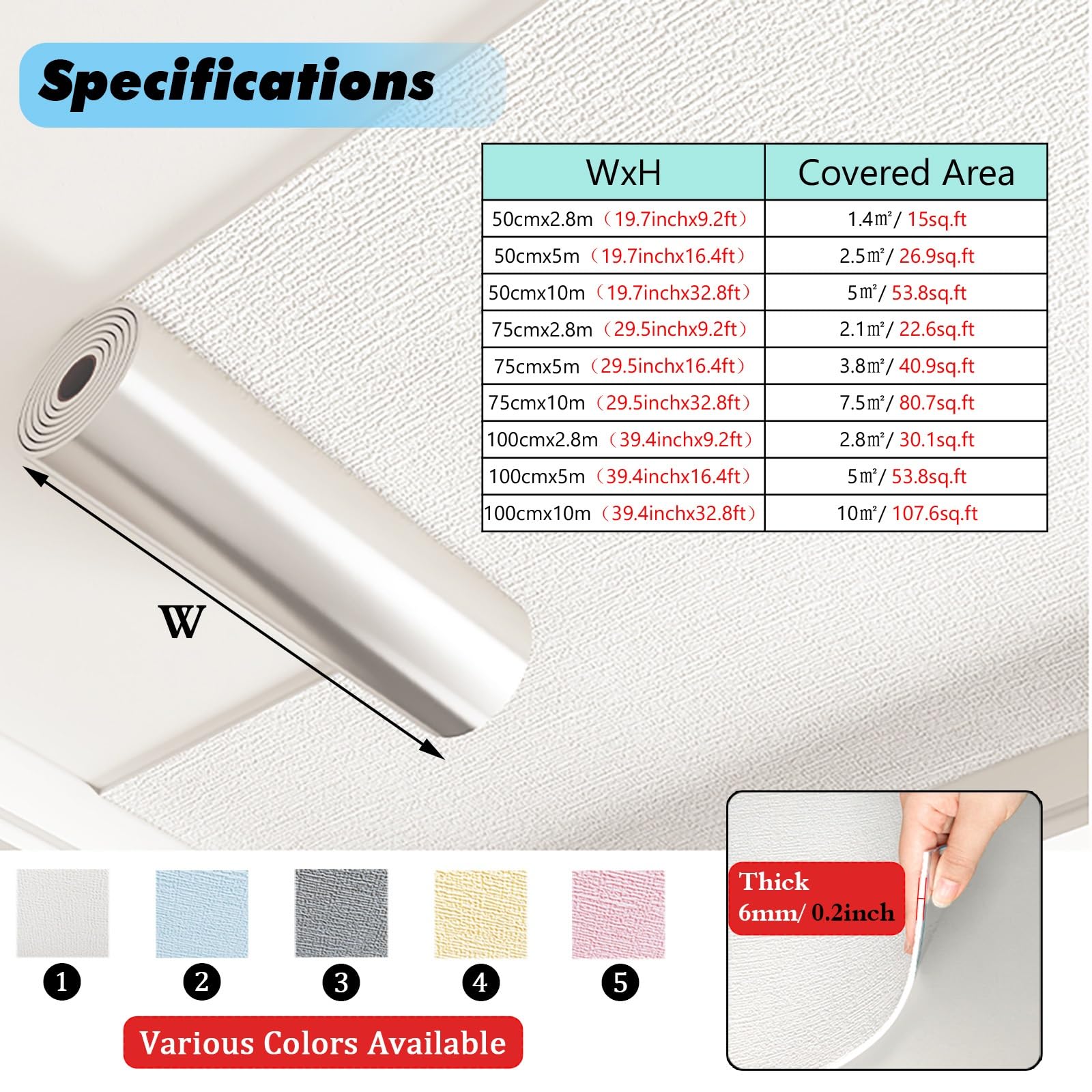 MLYAYE Drop Ceiling Decorative Covers Self-Adhesive, Peel and Stick Foam Wainscoting Panels, Prevent Breakage - Reusable, Basement Garage Porch Ceiling Tiles Sticker(9ft)