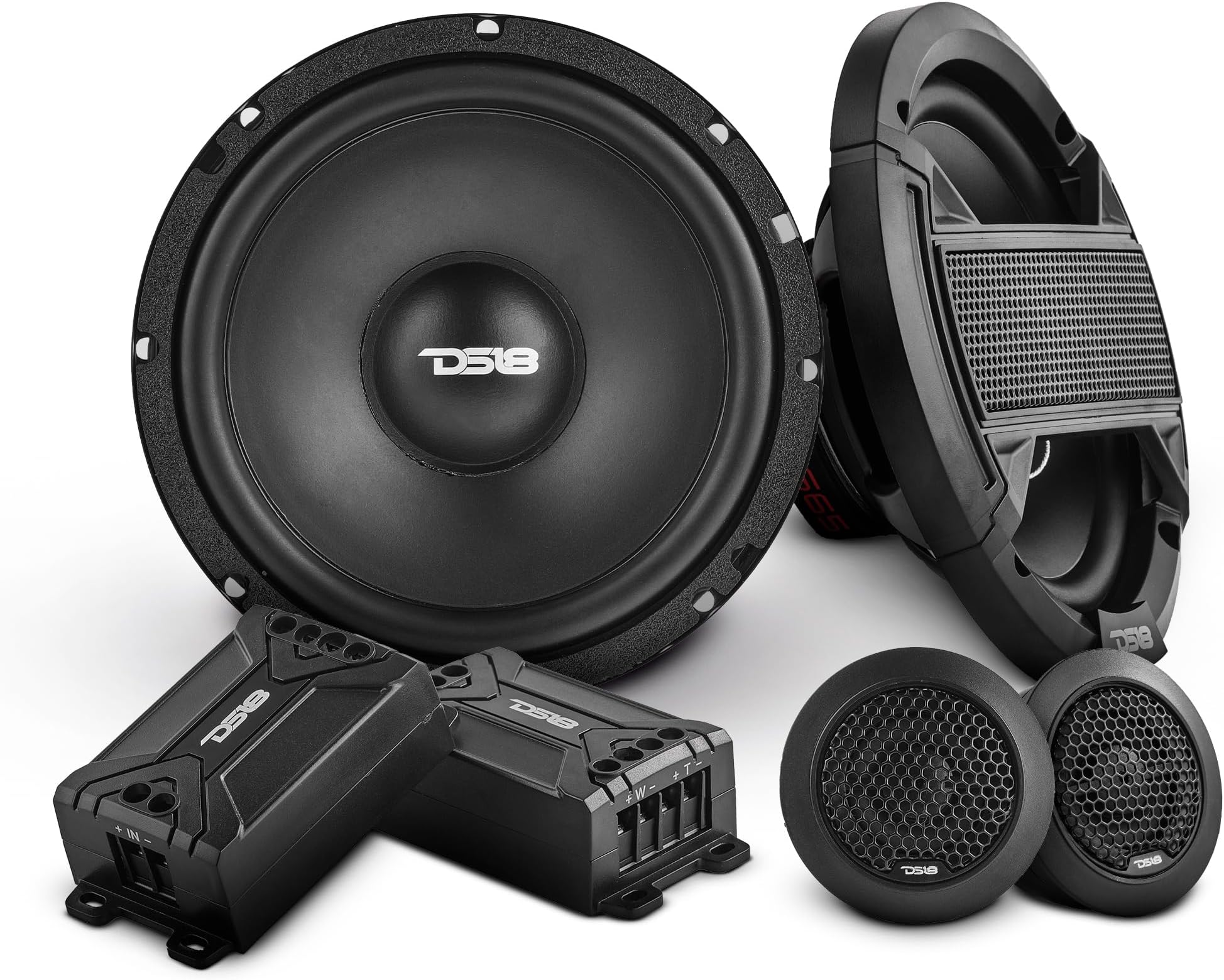 DS18 S65C Select 6.5" 2Way Component Speaker Set 200 Watts 4Ohm, Grill Included