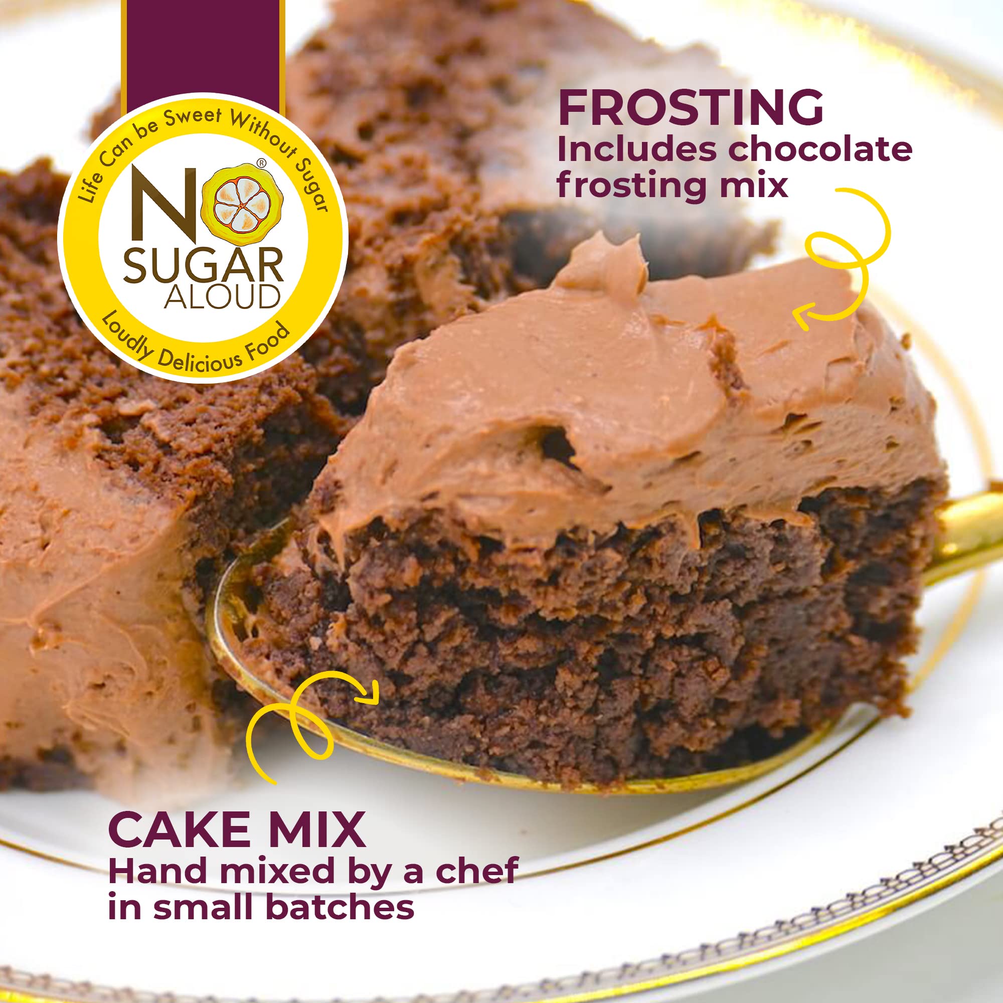 Low Carb Chocolate Cake Mix, Gluten-Free & Plant-Based Keto Baking Mix
