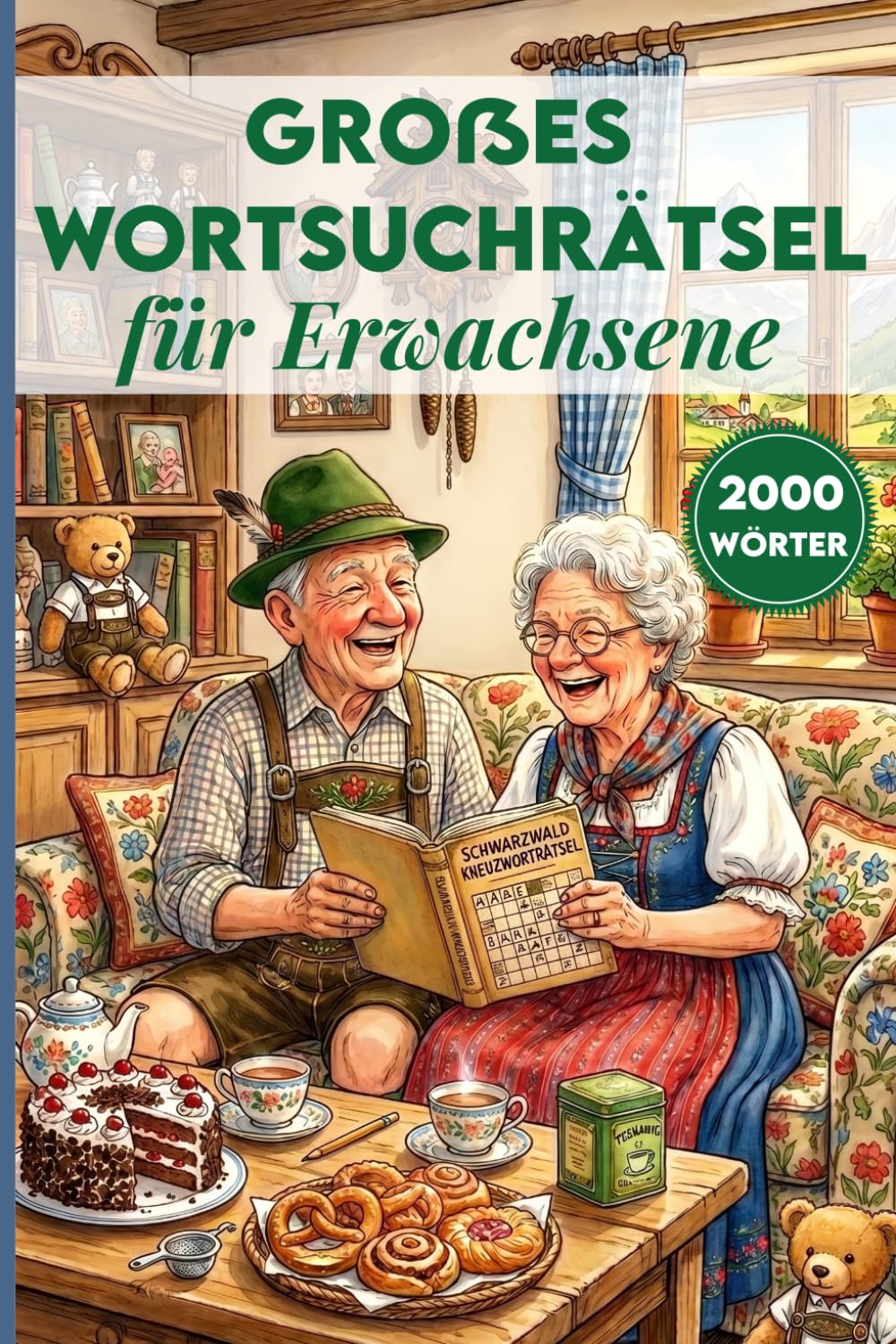 Großes Wortsuchrätsel für Erwachsene: Spannende Wörter aus Alltag, Garten und Natur – Entspannung und Gedächtnistraining für Senioren.
