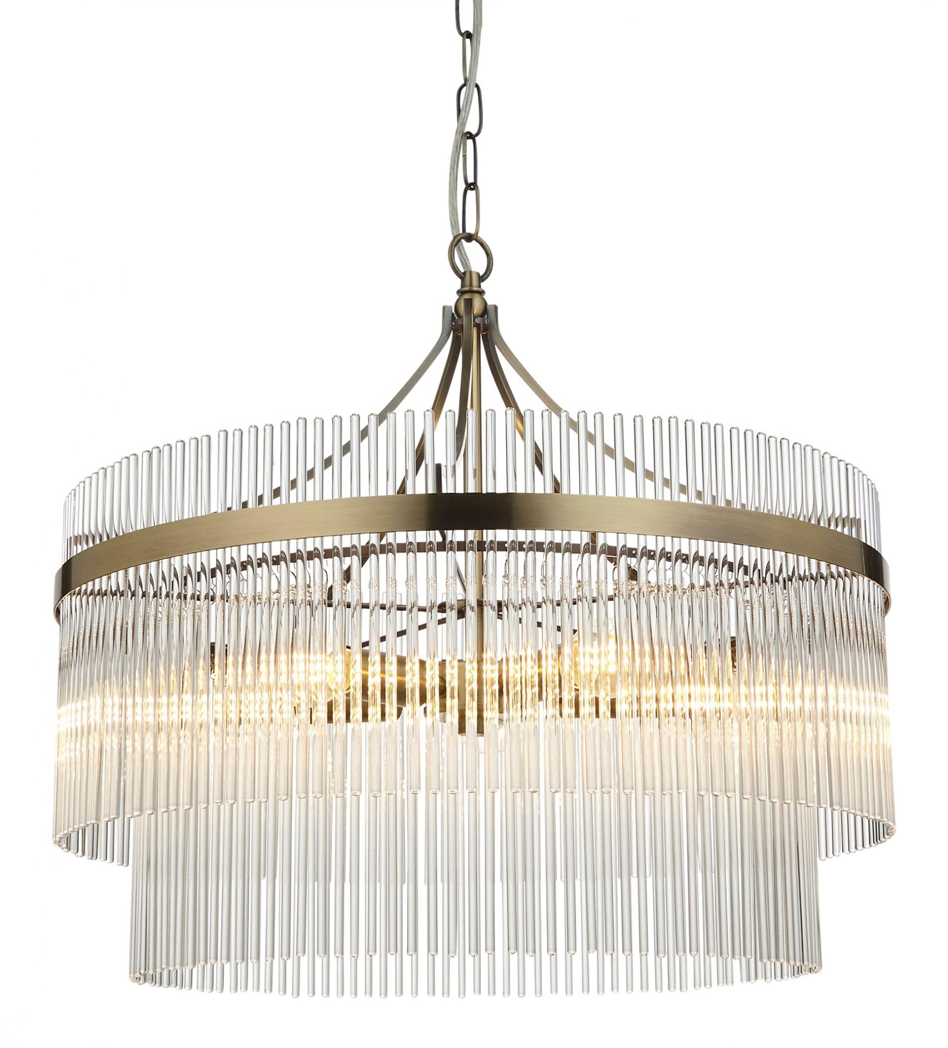 Endon Antique Brass 99166 Marietta 5 Light,