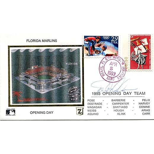 Dave Magadan Autographed April 5 1993 First Day Cover - MLB Cut Signatures