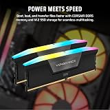 Corsair Vengeance a7500 Gaming PC – Liquid Cooled AMD Ryzen™ 7 9800X3D CPU – AMD® Radeon RX 9070XT GPU – 32GB Vengeance RGB DDR5 Memory – 1TB M.2 SSD – Black - 6