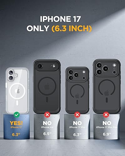 Miniatura 292 de Miracase Glass Series - Funda magnética para iPhone 15, compatible con MagSafe, de cuerpo completo, protector de pantalla de vidrio 9H integrado