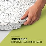 KEPLIN Parasol Base Stand 9kg – Heavy Duty Granite Patio Umbrella Holder for Garden, Outdoor Furniture, Canopy, Gazebo, Awning – Weather Resistant – Fits 45mm Pole (9kg, Granite) - 6
