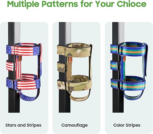 Miniatura 5 de 10L0L Soporte de altavoz portátil para barandilla de carrito de golf, correa ajustable que se adapta a la mayoría de altavoces inalámbricos