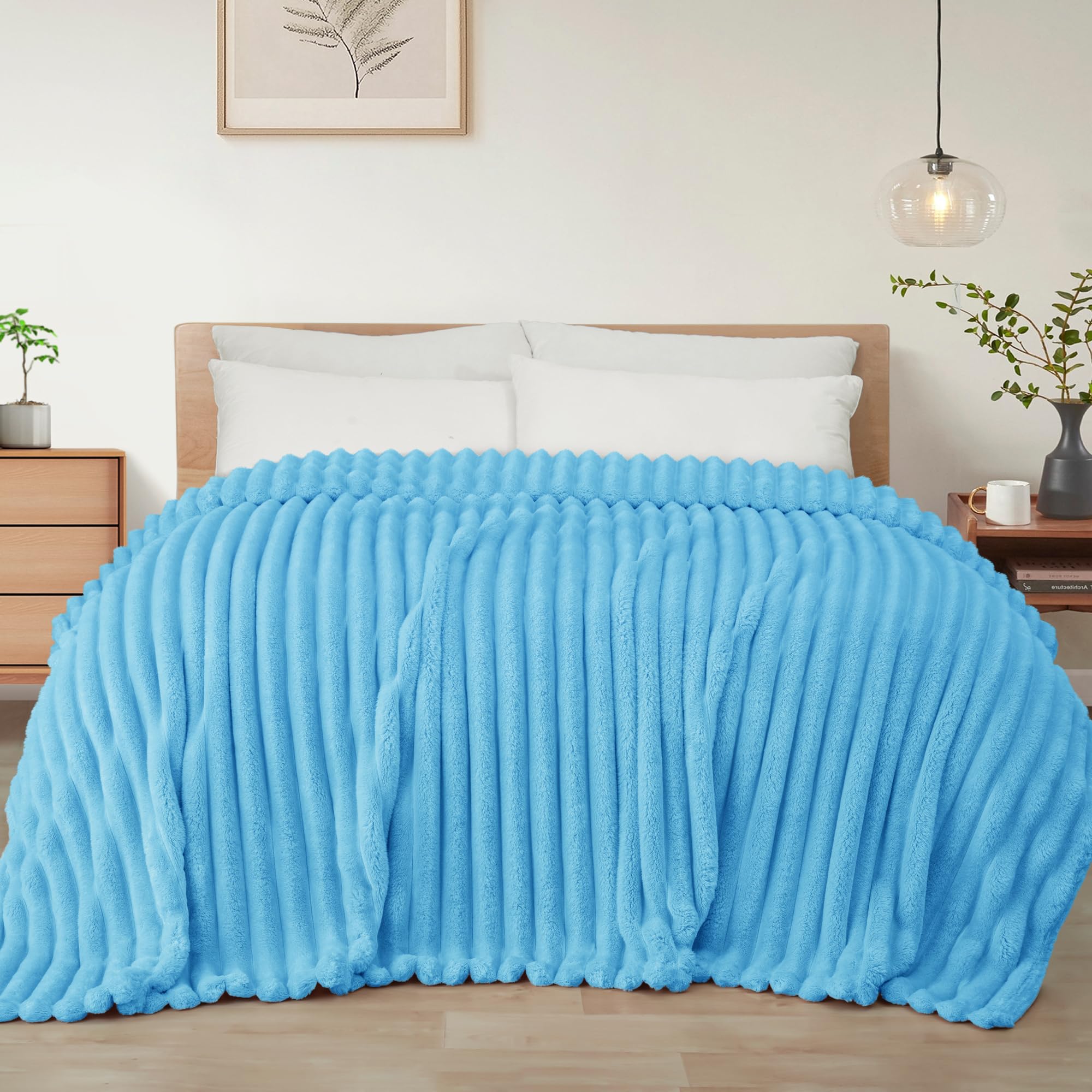 Exclusivo Mezcla Kuscheldecke Flauschig Fleecedecke Flanell Decke, Leichte und Warme Wohndecke Tagesdecke für Ganzjahreszeit