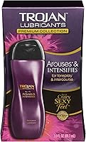 Trojan Arouses & Intensifies Silicone Personal Lubricant - Motion-Activated Warming Tingling Lube, 3 fl oz