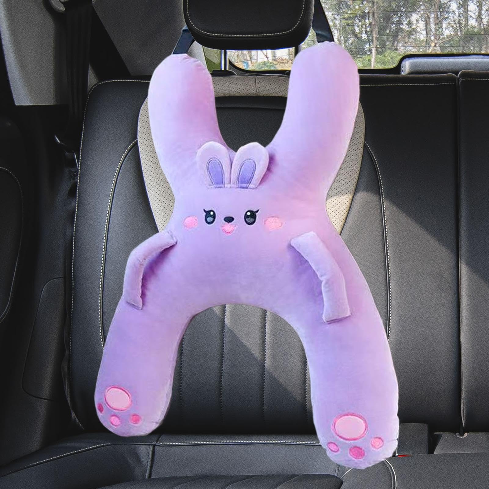 Guanciale da Viaggio Auto per Bambini Supporto Testa Ergonomico, | Cuscino Sedile Macchina Supporto Collo Ergonomico Traspirante Per Viaggi Famiglia Vacanze