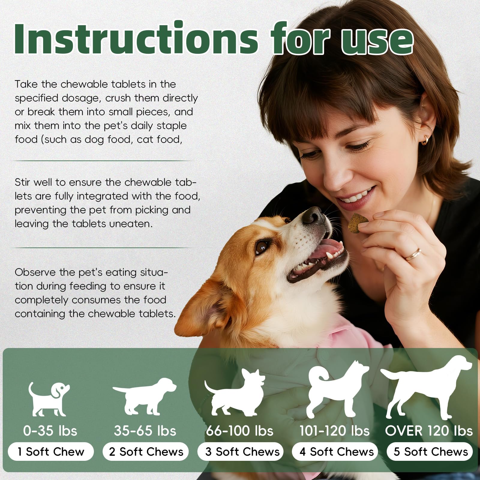 Probiotics for Dogs, Improve Itchy Skin Itchy Ears, Yeast Balance, Immune Support, Dog Probiotics (10 Billion CFU) for Dog Skin & Cost Care, Allergy Relief Chews + Vitamins Blend Chicken (120 Ct) - image 4