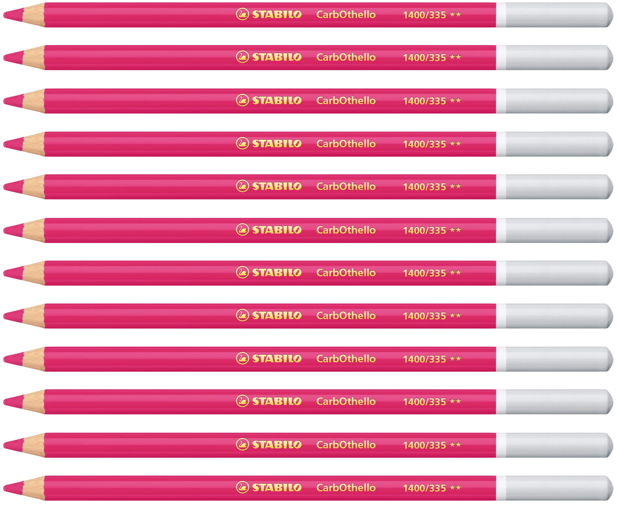 STABILO Carbothello Pastel Pencil - Magenta Chalk Pastel Drawing Pencil