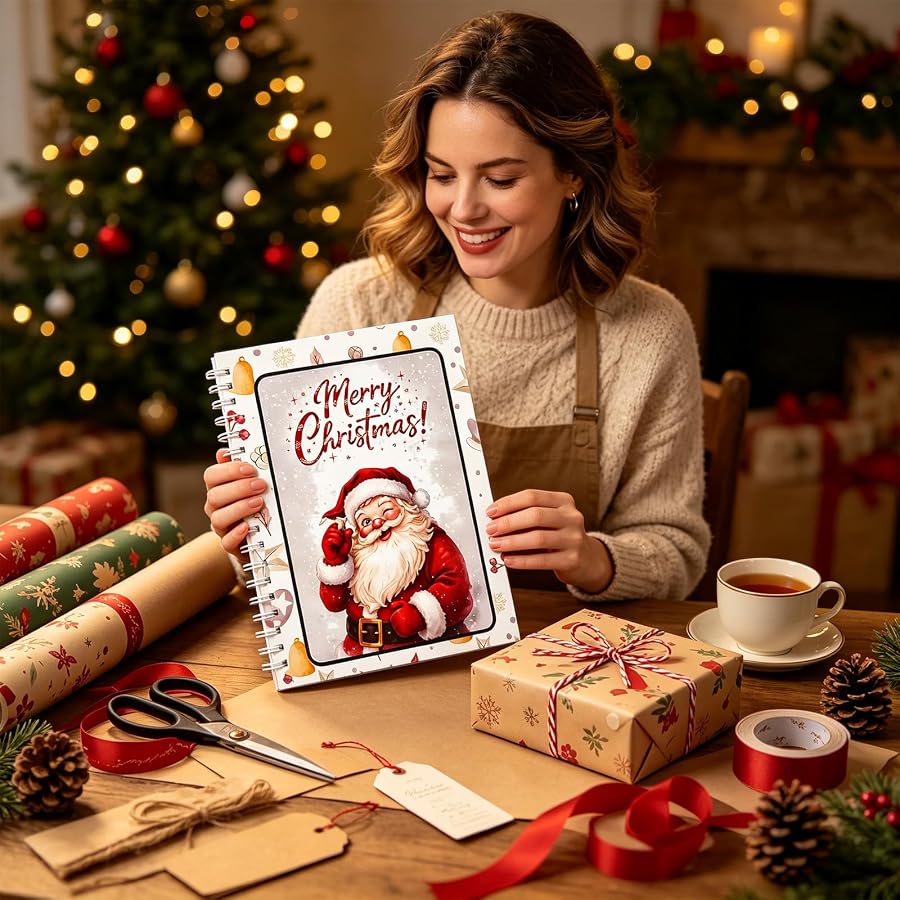 Christmas Gift Card Book Uk 10 Pages Christmas Gift Card Holder Booklet, image 5