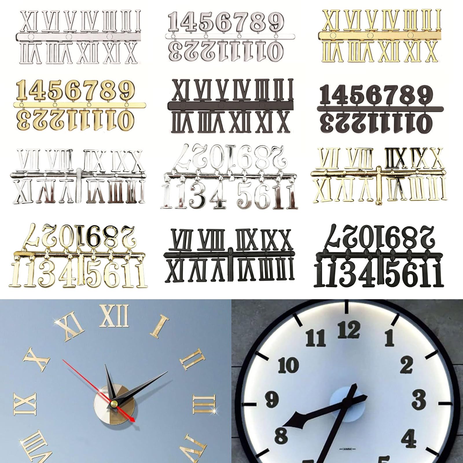 値下げしました！ ロココ調 両面 花柄ローマ数字掛時計 無音　ブラウン 時計 ローマ数字」の人気商品一覧 | 安い商品を通販サイトから