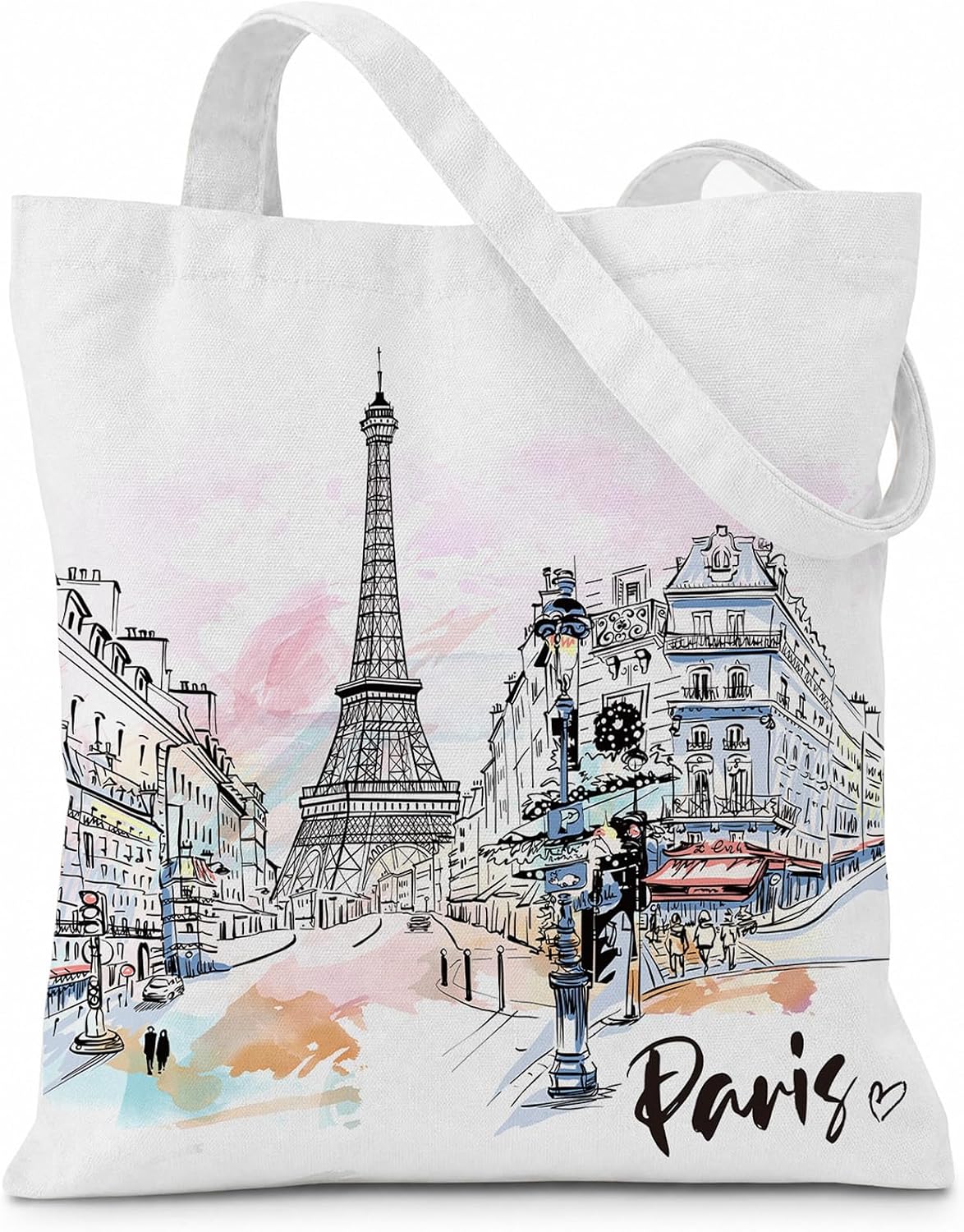 Sitsink Europe Travel Souvenirs Gifts Tote Bags Reusable Grocery Bags London Paris Switzerland Gifts for Women