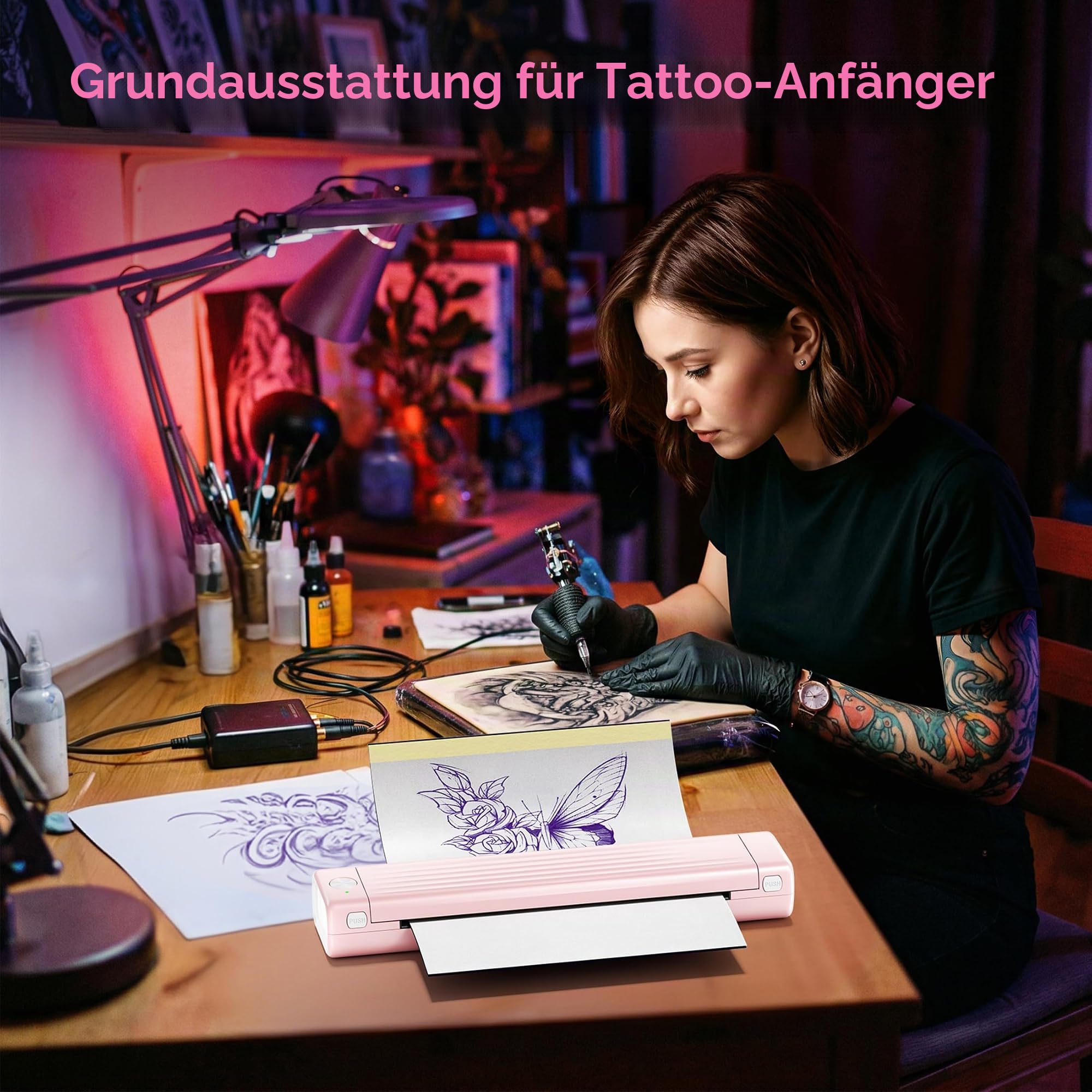 Itari A886 Tattoo Stencil Drucker, Schablone Drucker Thermodrucker Tattoo