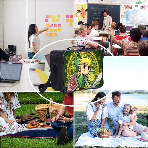 Miniatura 7 de Qushy Fiambrera para adultos, bolsa de almuerzo unisex para adultos