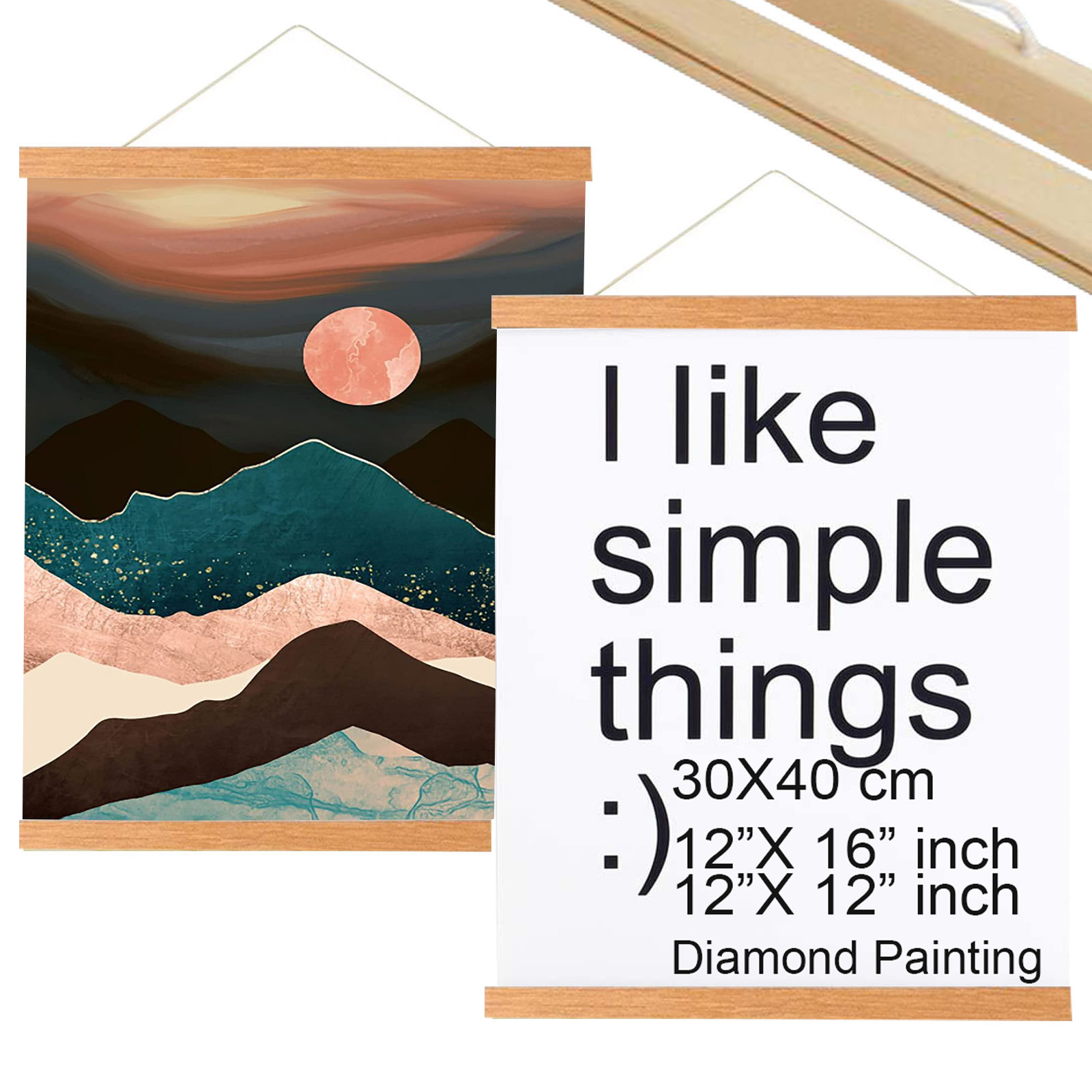 Frame Hanging Kit 12x16in/30x40cm Diamond Painting Canvas