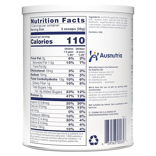 Miniatura 2 de Kabrita Leche en polvo de cabra junior para niños paquete de 6