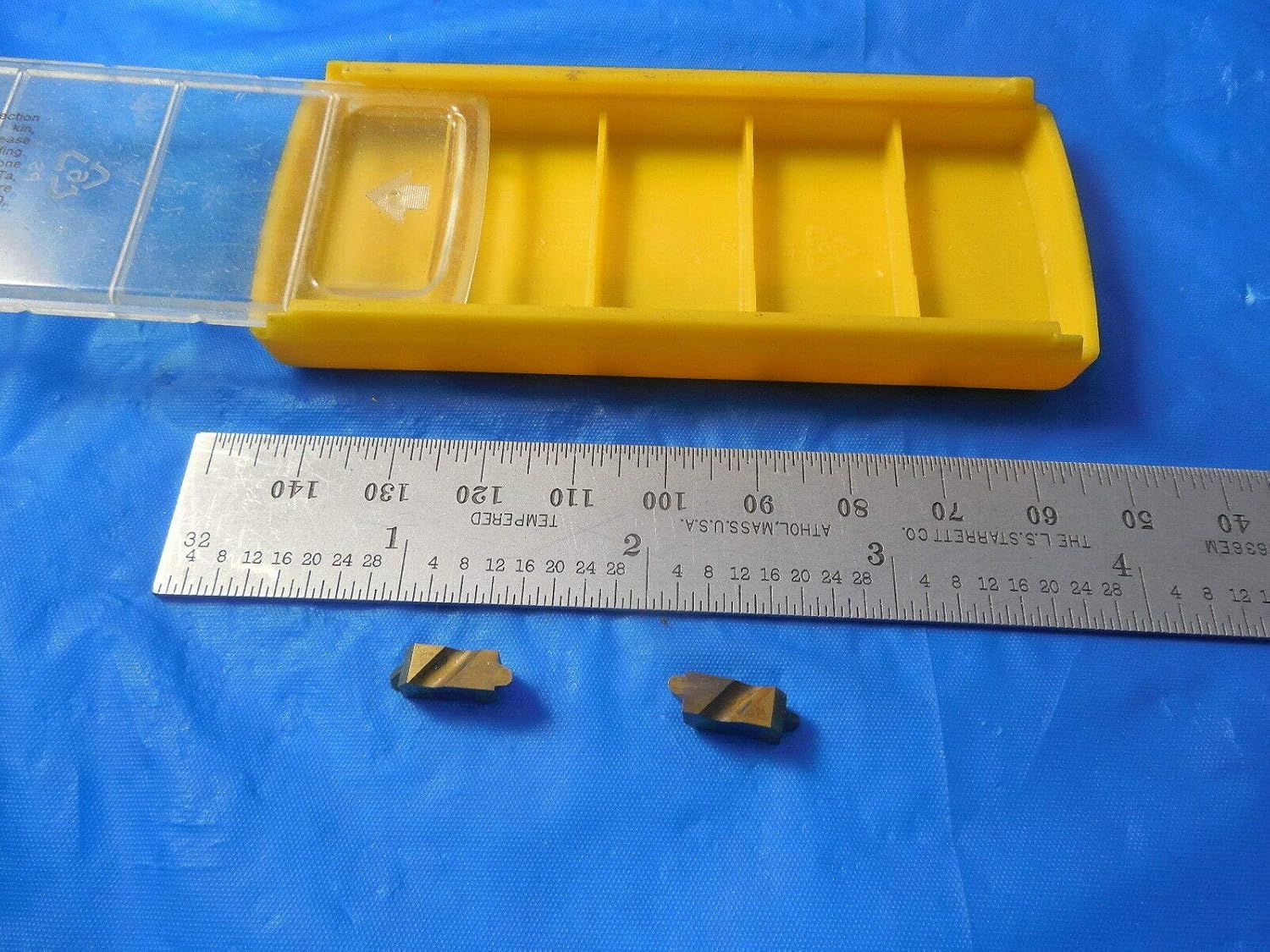 2 PCS New TOOL FLO TF22167 GP3 Carbide TOP Notch Inserts Machine Shop