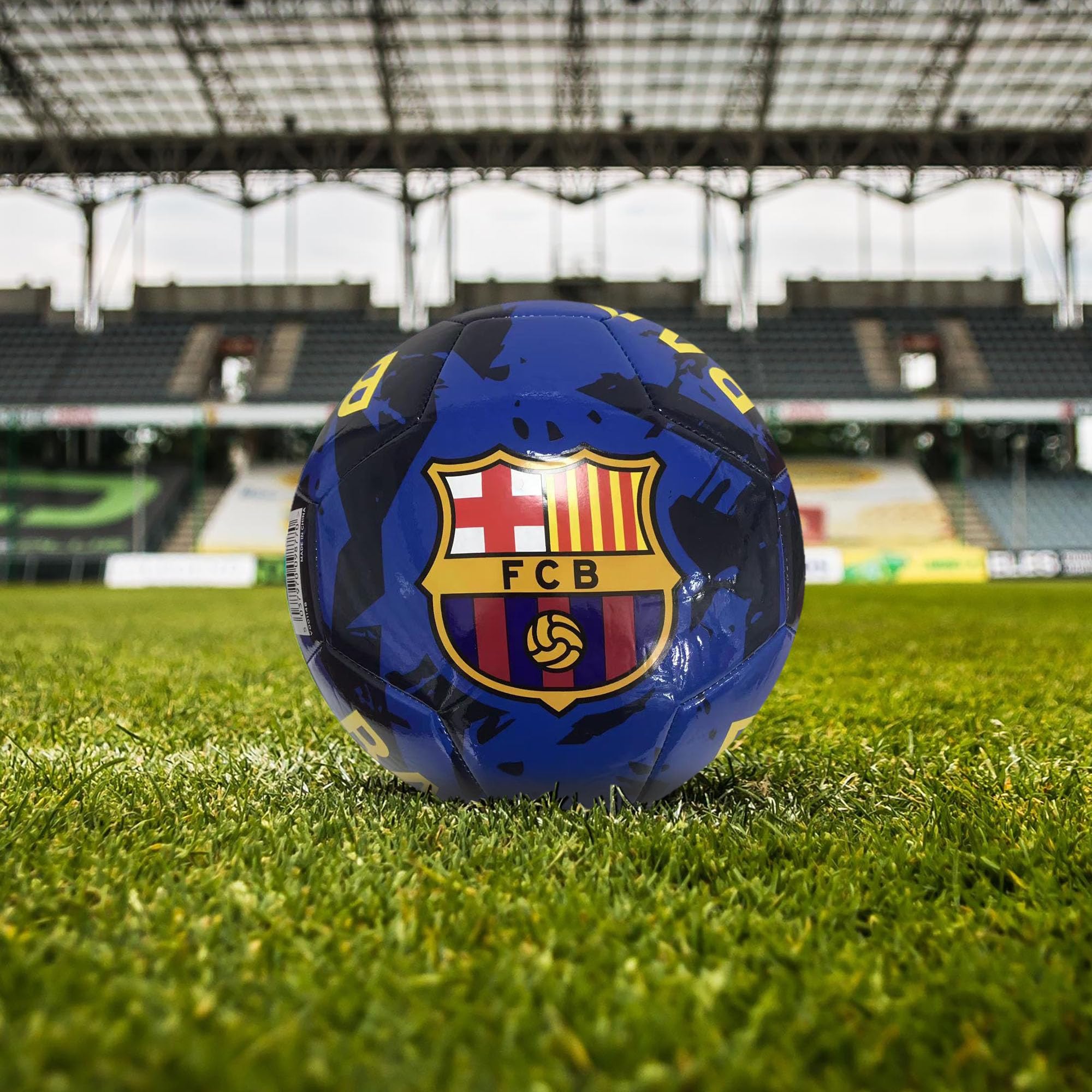 Hy-Pro Oficjalnie licencjonowana piłka nożna FC Barcelona - rozmiar 5, projekt graffiti, towar Barcelona, Barca, trening, mecz, kolekcjonerska dla dzieci i dorosłych