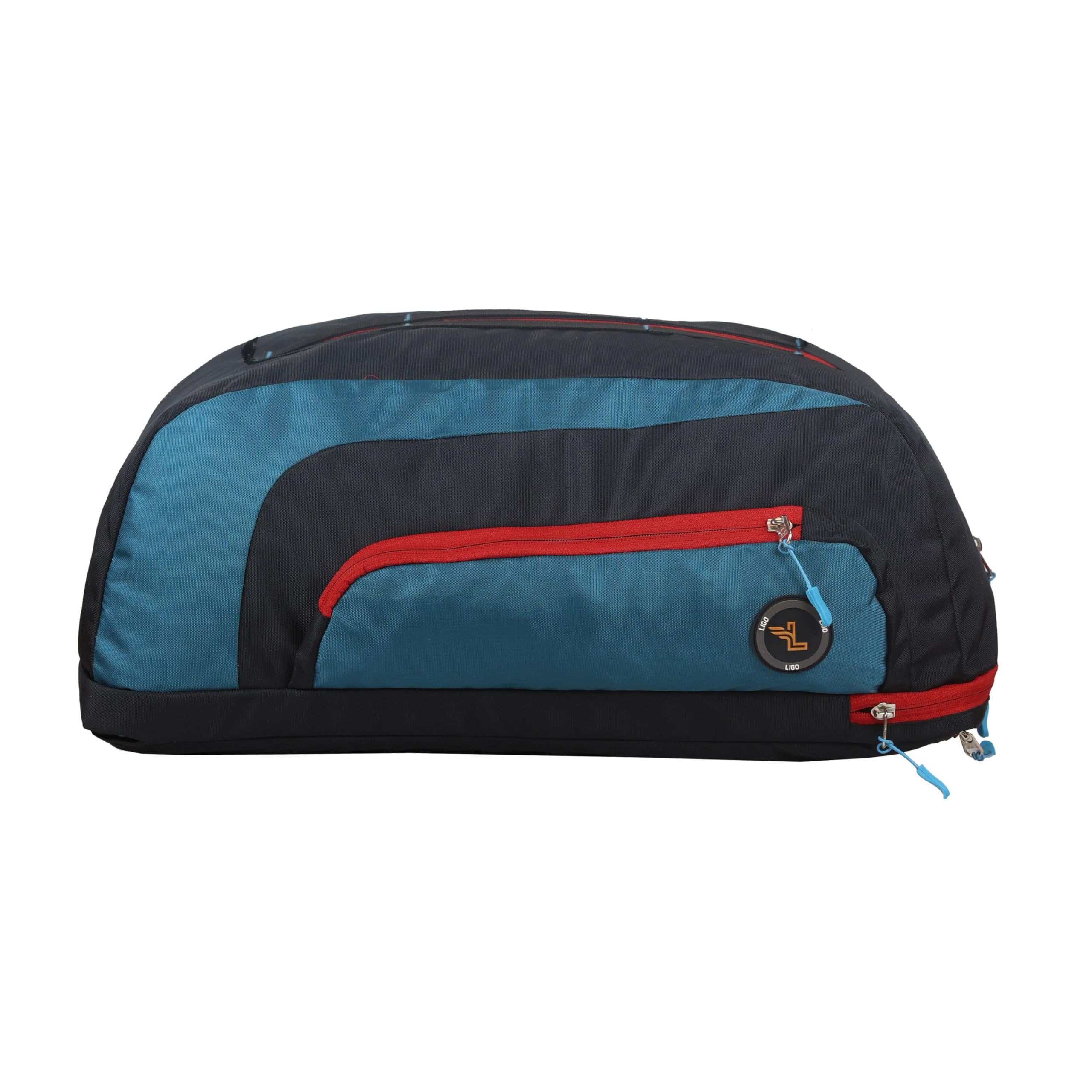 Ligo 3-in-1 Versatile Travel Duffel Backpack Gym Bag for Men, Travel Bags for Luggage, Travel Bag for Men, Bags for Women (Black)-image-32