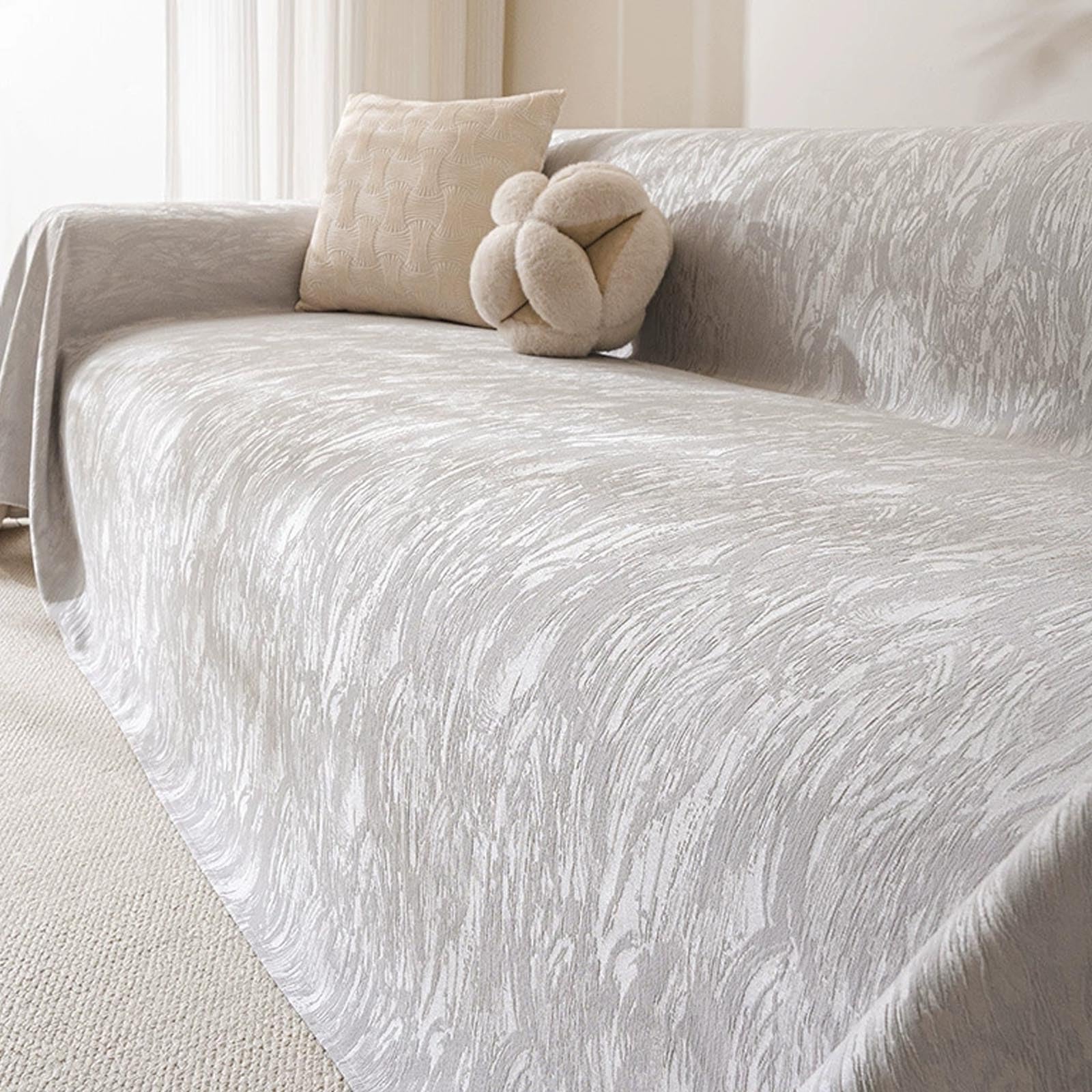 Couvercle de canapé chenille en tissu tissé durable haut de gamme