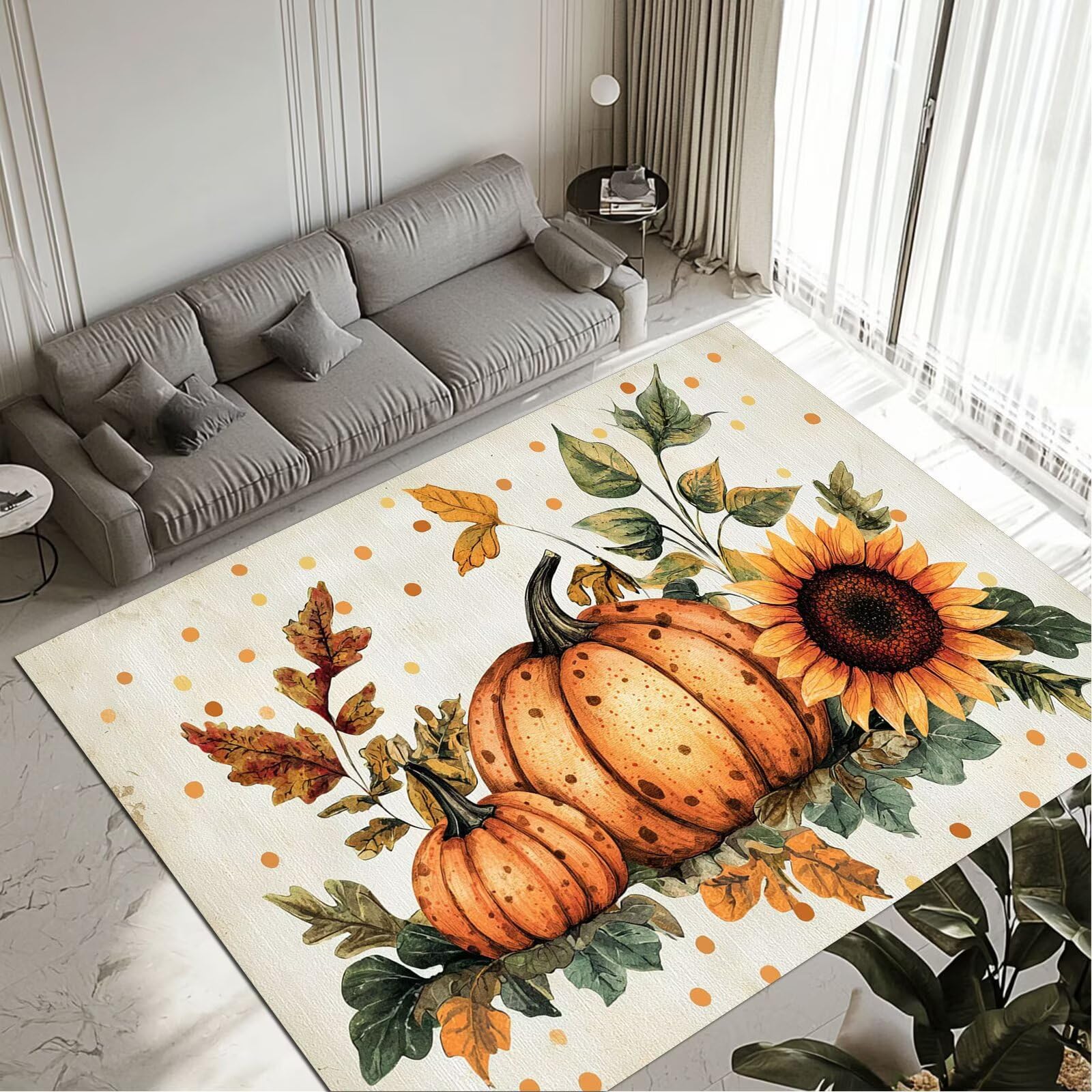 Tapis Pumpkins antidérapant pour éviter les glissades dans le couloir