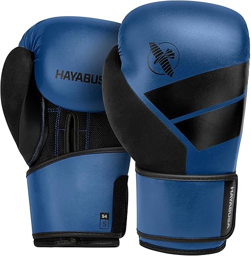Hayabusa Guantes de boxeo de piel sintética S4 para hombres, mujeres y niños, 10 onzas, 12 onzas, 14 onzas, 16 onzas, entrenamiento, sparring,