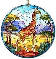 Vista 15 de Adorno Colgante Plano 2D de Vidrio Manchado Falso de Tortuga de Acrílico, Adorno de Tortuga Marina, Adornos de Tortuga para Árbol de Navidad, Regalo