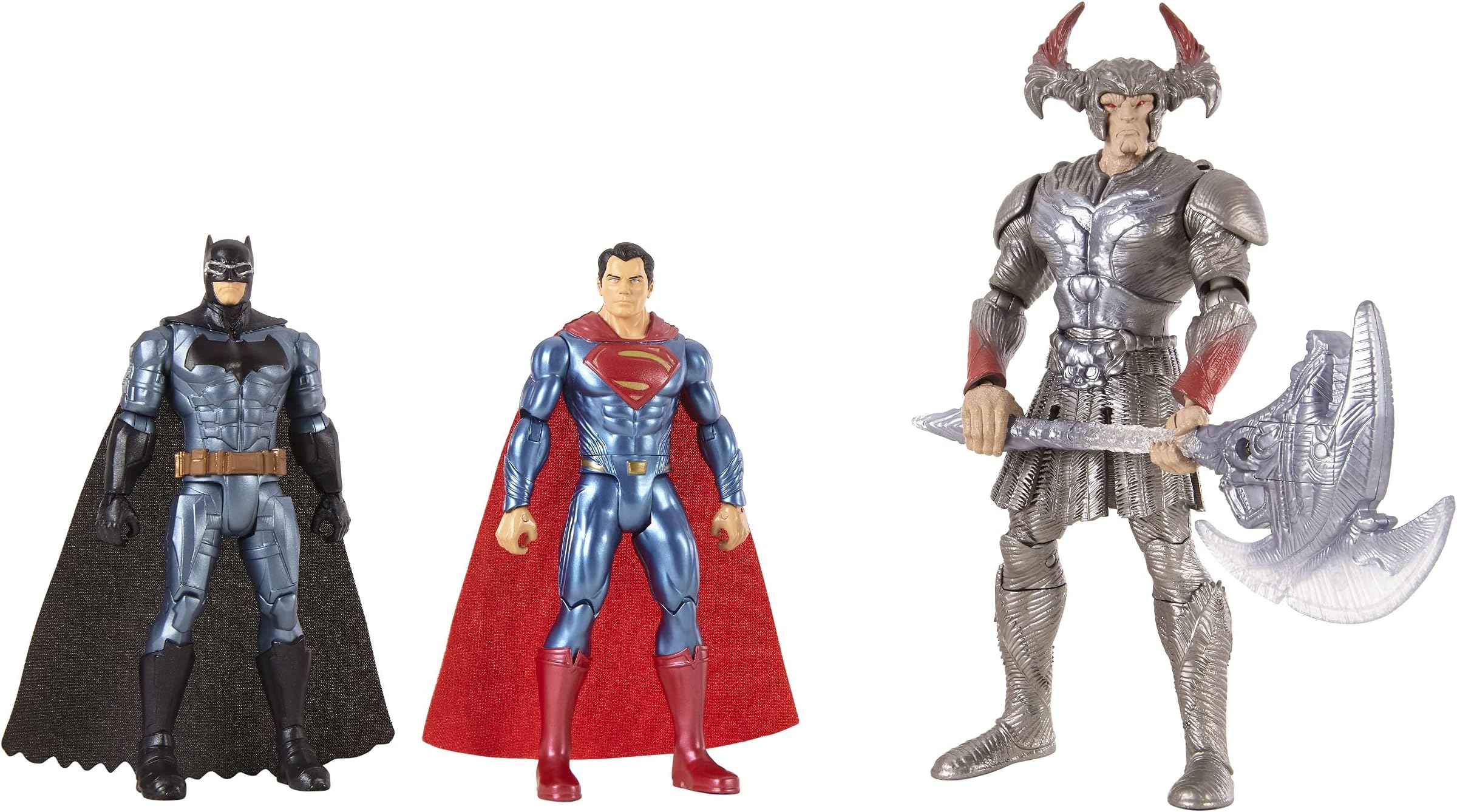 JUSTICE LEAGUE FGG57 Batman Steppenwolf Superman 3-Pack Figures