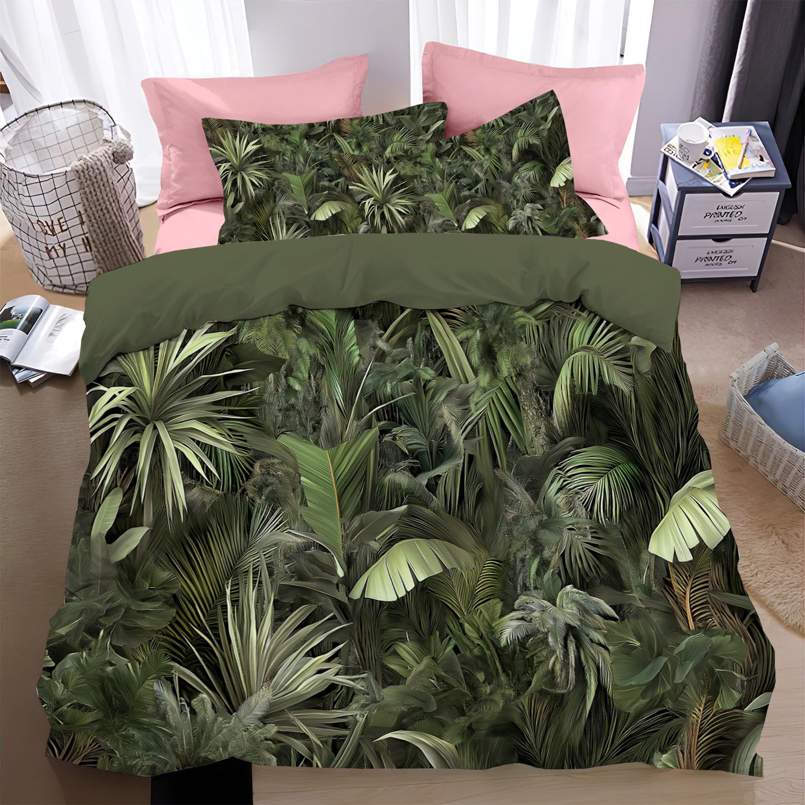 Housse de couette 140x200 jungle pour transformer votre chambre en oasis tropicale
