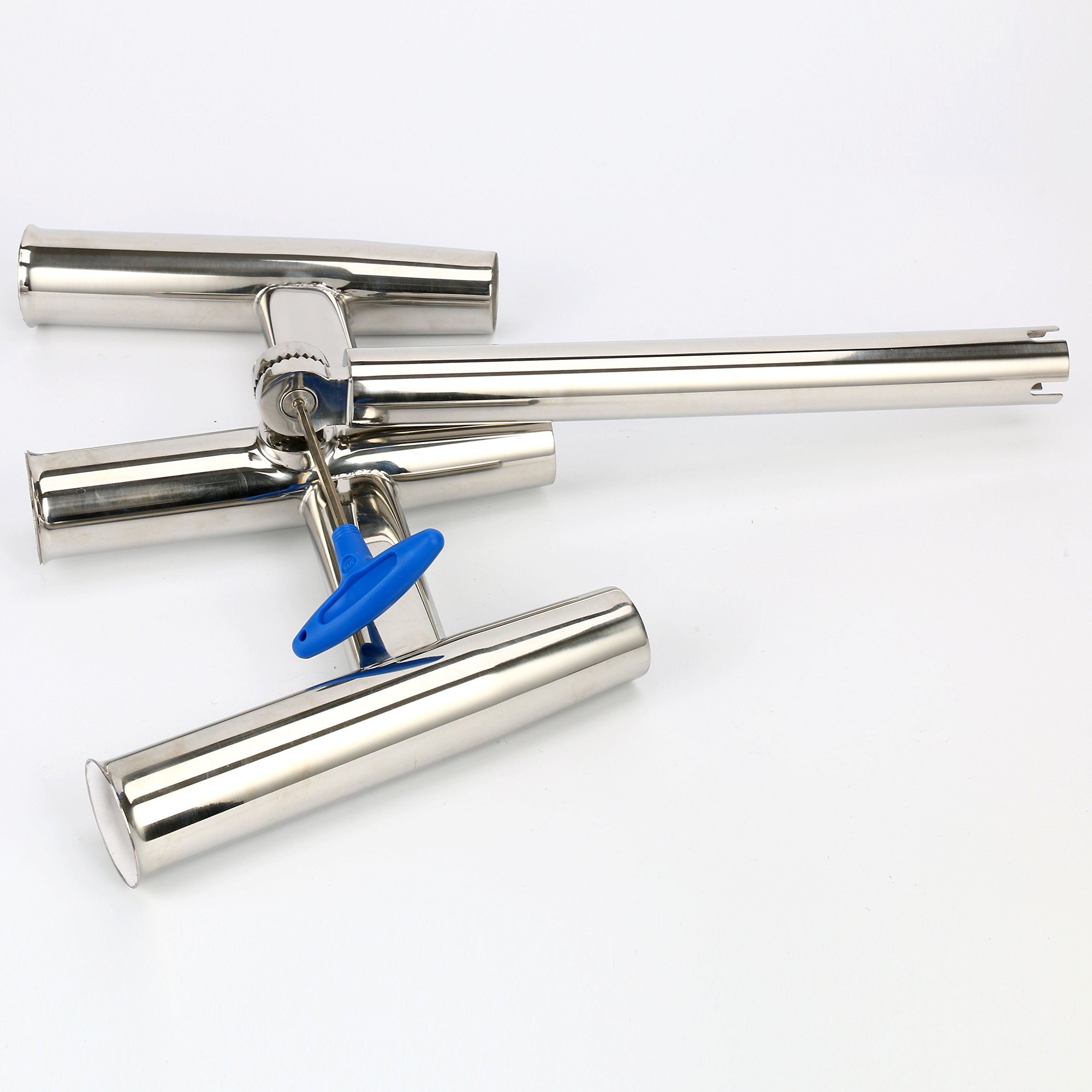 Amarine Made Silver Highly Polished Stainless Steel Trident Outrigger