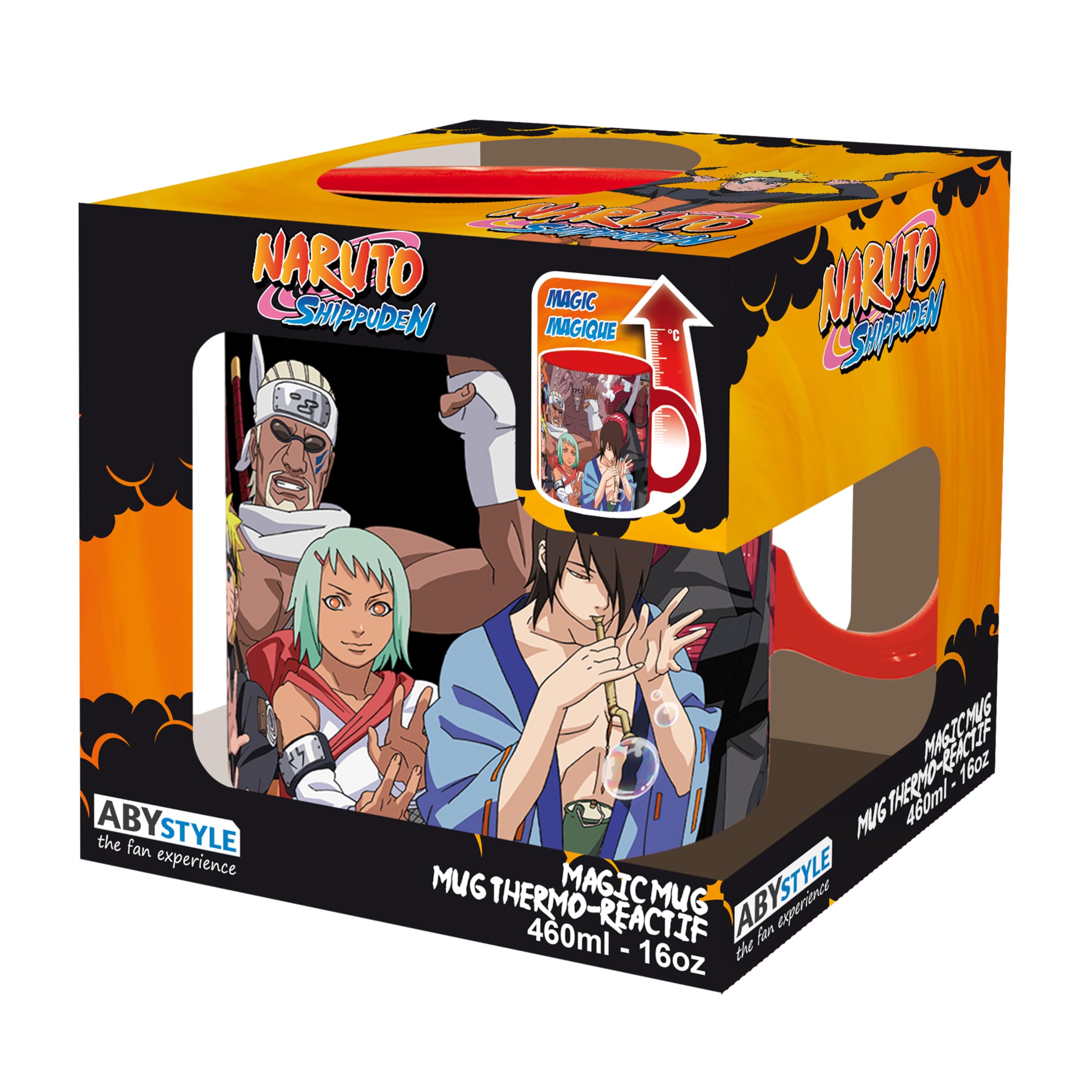 Amazon.com | ABYSTYLE Naruto Shippuden Heat Change Mug 16 Fl Oz