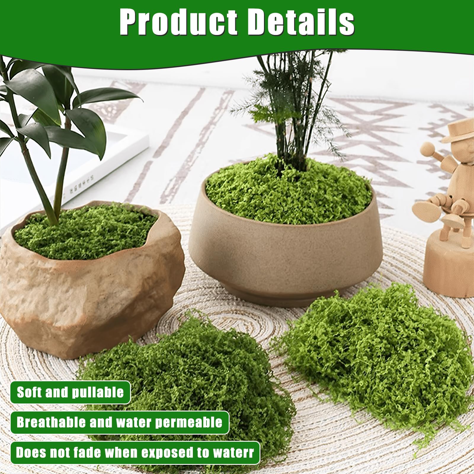 Jardín Vertical MUSGO Artificial Ignífugo Y Protección UV