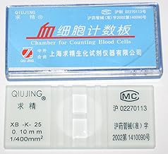 Hemocytometer Cell Counting Chamber Hemacytometer Plus 100 22x22mm Cover Glass