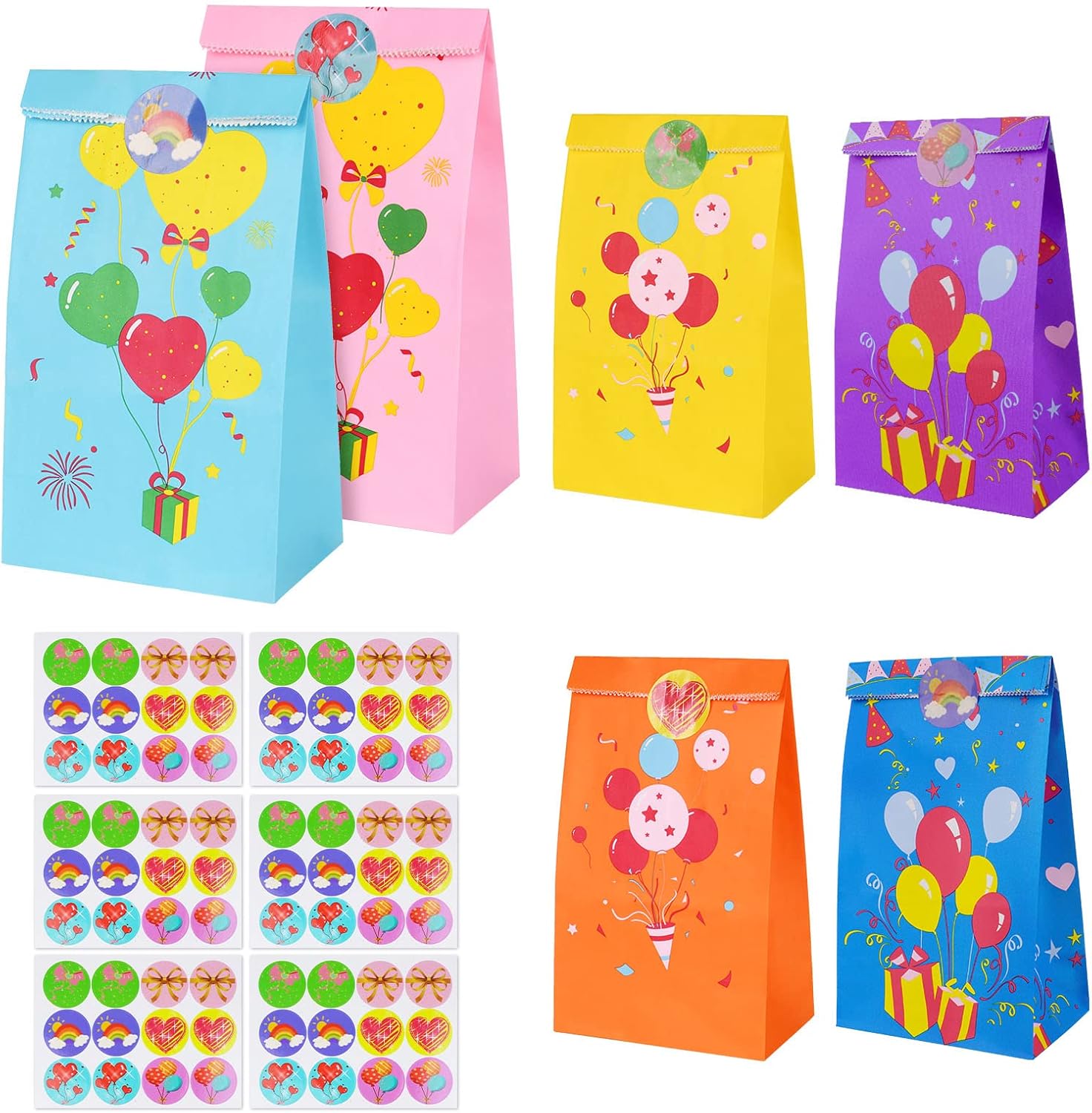 flintronic 18Pcs Sac Cadeau en ballon, Pochette Cadeau Sac Cadeau