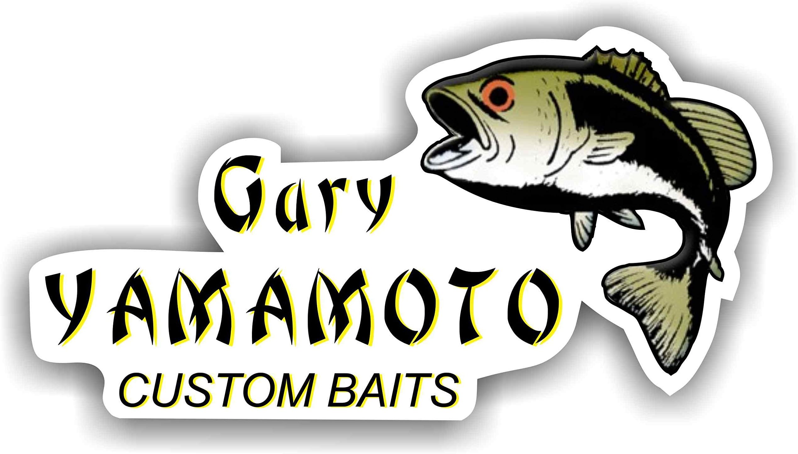 4 Pack of 2" Gary Yamamoto Decal Sticker