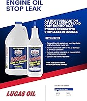 Vista 7 de Aceite para motor detiene la filtración 1 cuarto Lucas Oil 10278