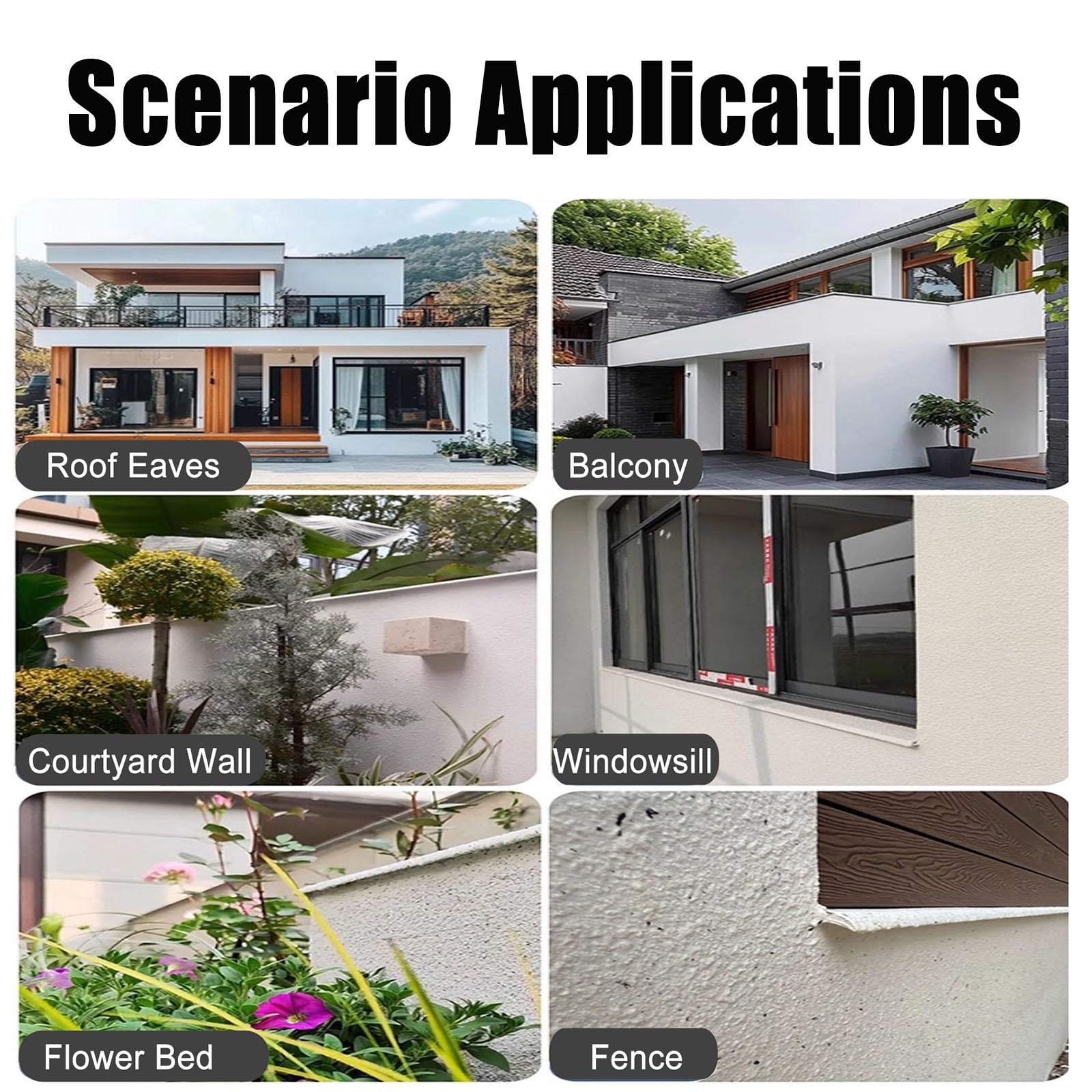 vierteaguas muro exterior Línea de goteo para aleros, tira metálica de 30 50 mm de ancho, deflector de techo para pared de patio, desviador de canalón lluvia(Gray,W 50 MM L 160 CM)