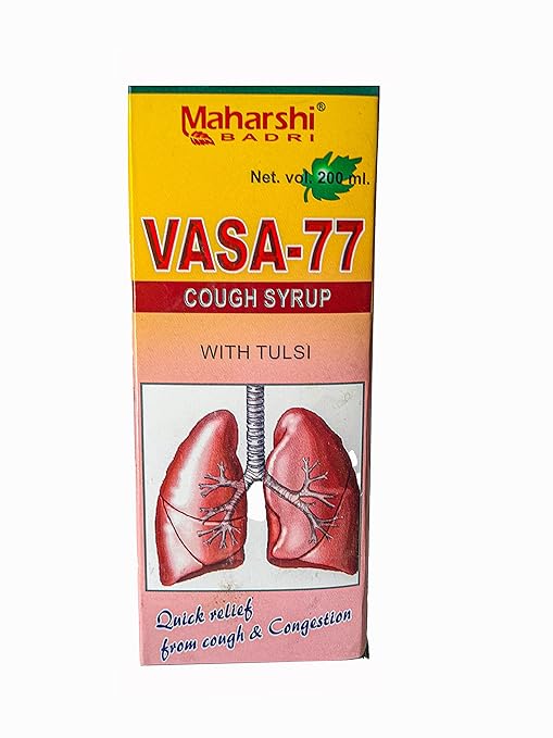 Buy Vasa77 Cough Syrup ayurvedic cough syrup for quick relief from