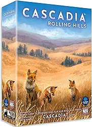 AEG & Flatout Games | Cascadia: Rolling Hills Roll & Write Puzzly Dice Game | Explore The Pacific Northwest, Build Ecosystems | Ages 10+ | 1-4 Players