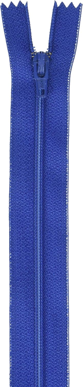 Coats Thread & Zippers All-Purpose Plastic Zipper, 12-Inch, Yale Blue