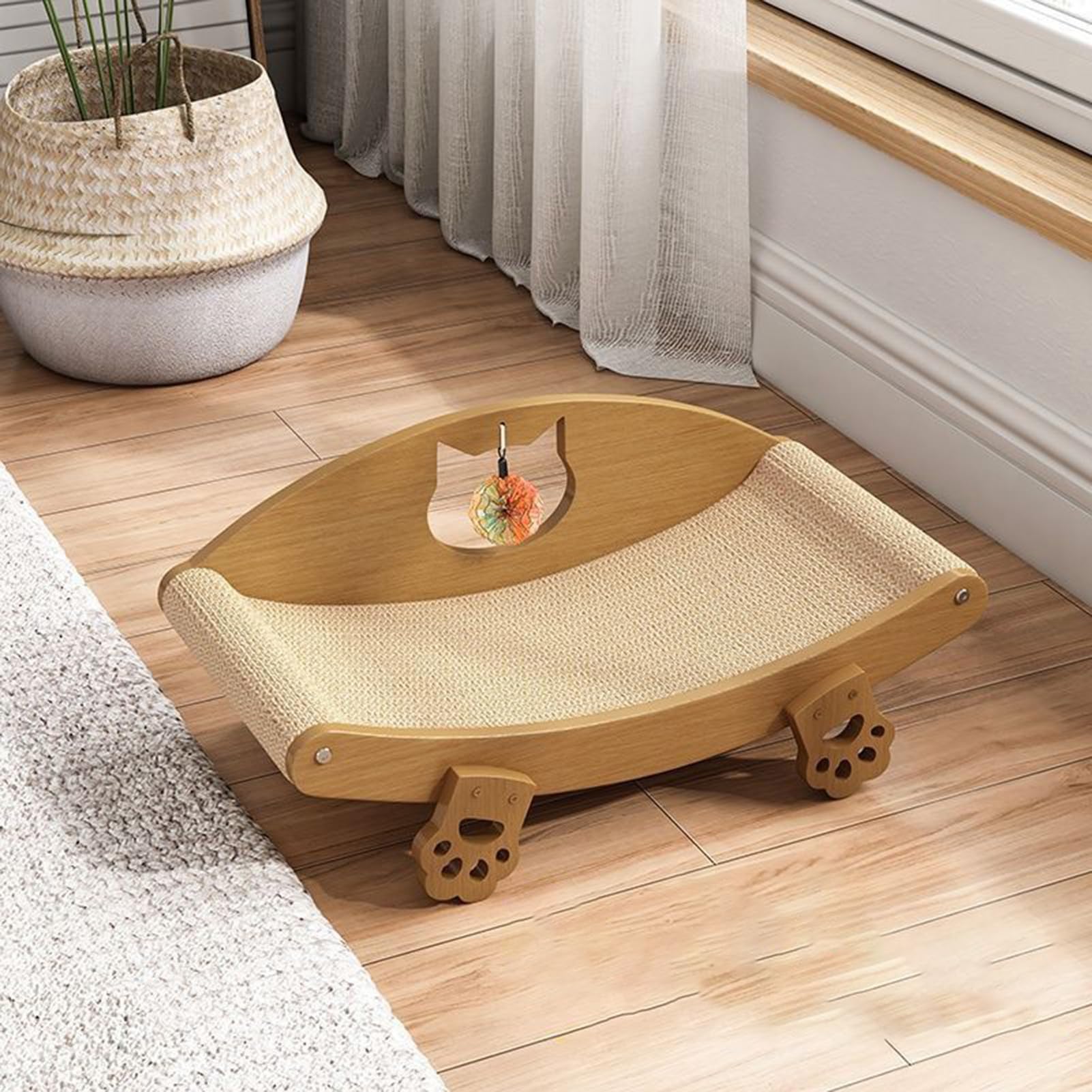 Rascador para gatos | Rascador para gatos domésticos | Protección de muebles para alfombra, sofá, sillón, rascador para gatos, tiempo de juego